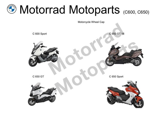 Tapas decorativas embellecedoras rueda BMW C650 - Packs económicos - foto 2