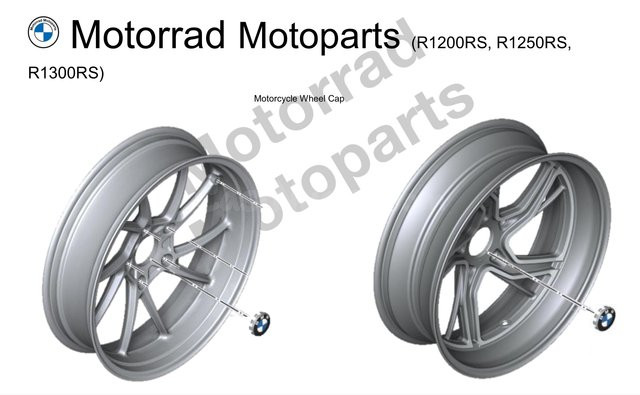 Tapacubos BMW R1200RS/R1250RS/R1300RS - Diseño Premium para Aventura - foto 3