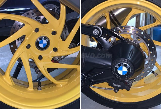 Embellecedores Buje Rueda BMW K1200/K1300 - Originales Alemanes