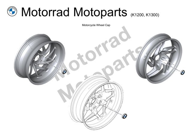 Insignias Aniversario BMW K1200/K1300 - Tapabujes Originales Alemanes - foto 3