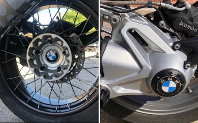 Tapas buje rueda BMW R12/R nineT - Originales Alemanes