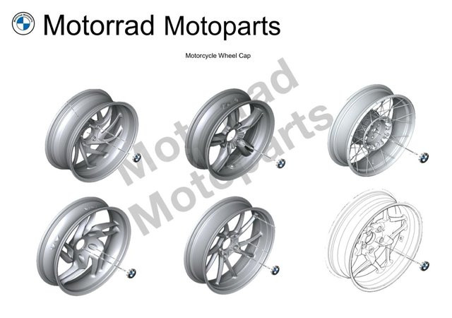 Kit cardán BMW: tope caída + tapabujes + tapones rueda - Original Alemania - foto 4