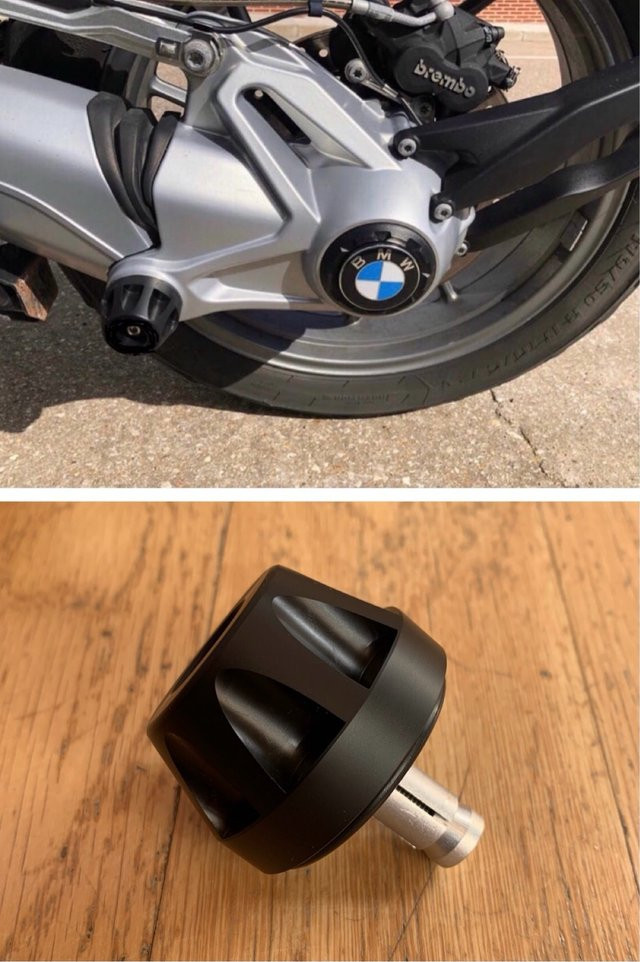 Kit tope cardán + tapabujes BMW: embellecedor rueda motos - foto 4