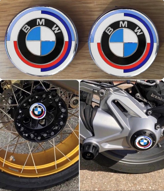 Tapas Aniversario BMW 50Años - Llanta y Cardán Originales