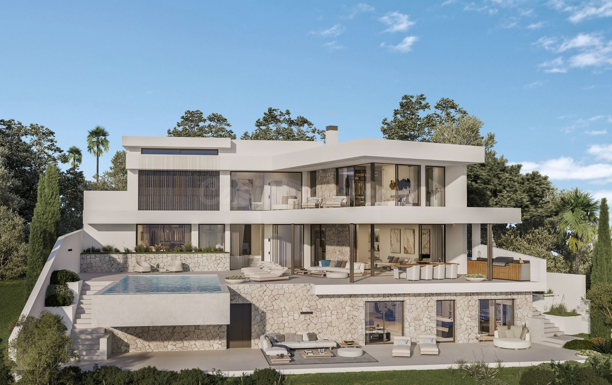 Terreno con vistas al mar en Mijas para construir casa unifamiliar