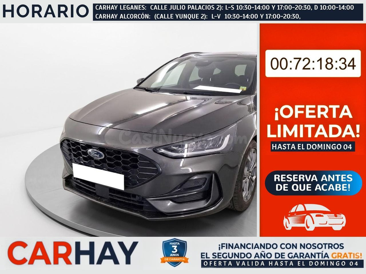 Ford Focus 1.0 Ecoboost MHEV 92kW ST-Line SB