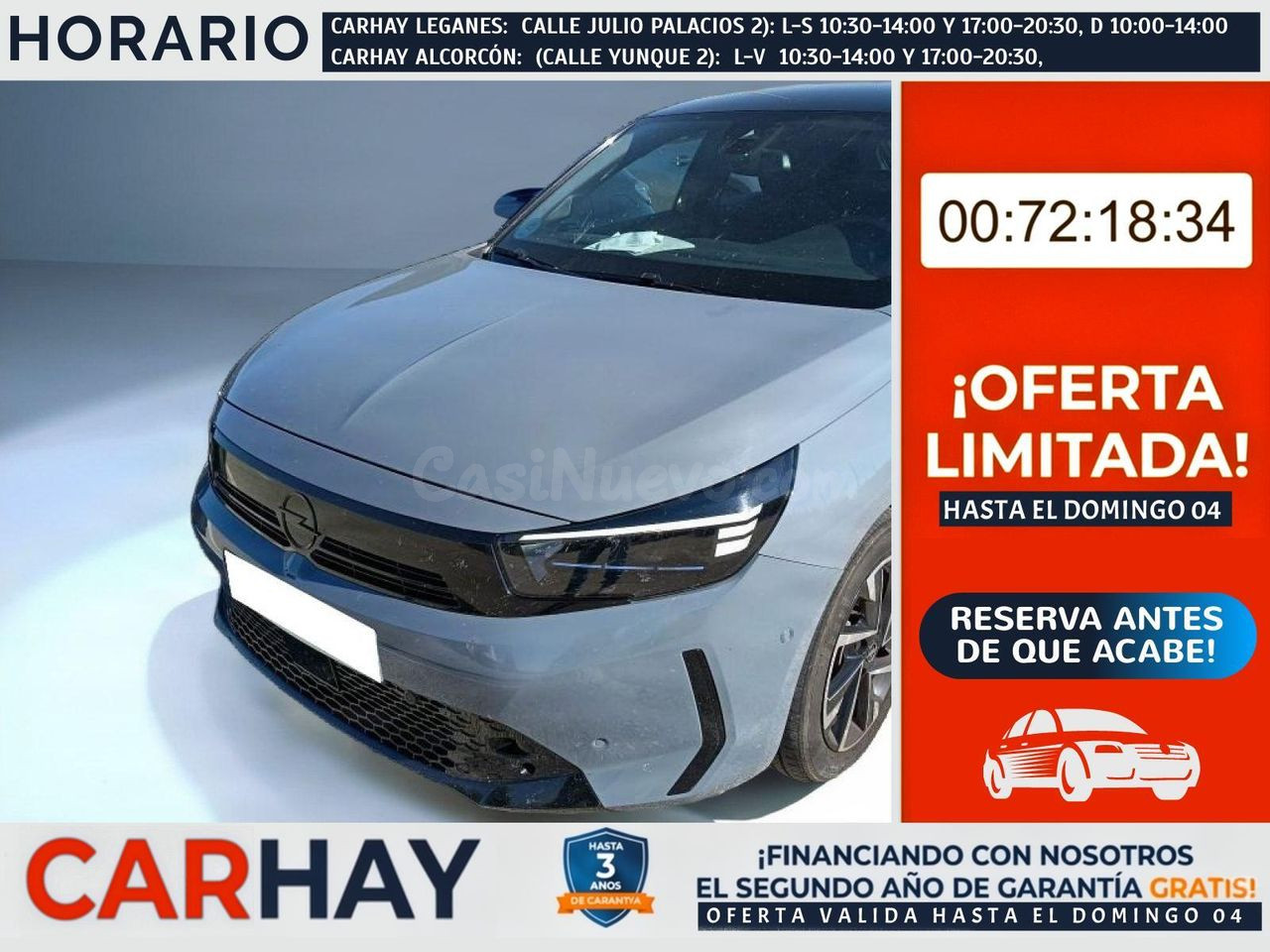 Opel Corsa 1.2T GS - Compacto y eficiente para ciudad y viajes