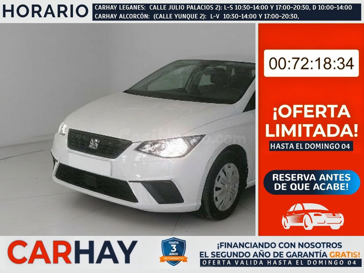 Seat Ibiza 1.0 TGI 66kW (90CV) Reference Plus