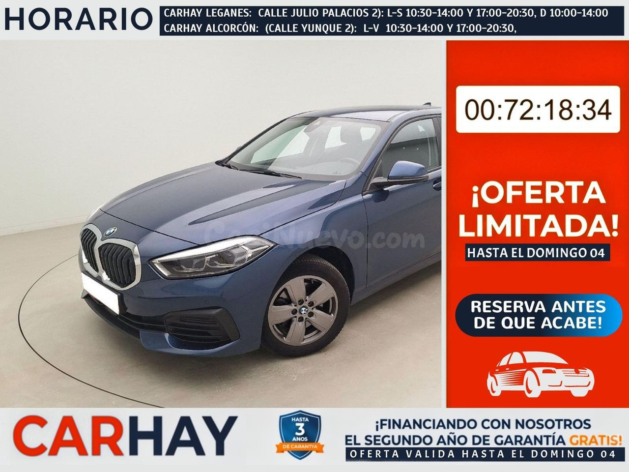 BMW SERIE 1 Reeks Hatch 116d (85 kW) 5d