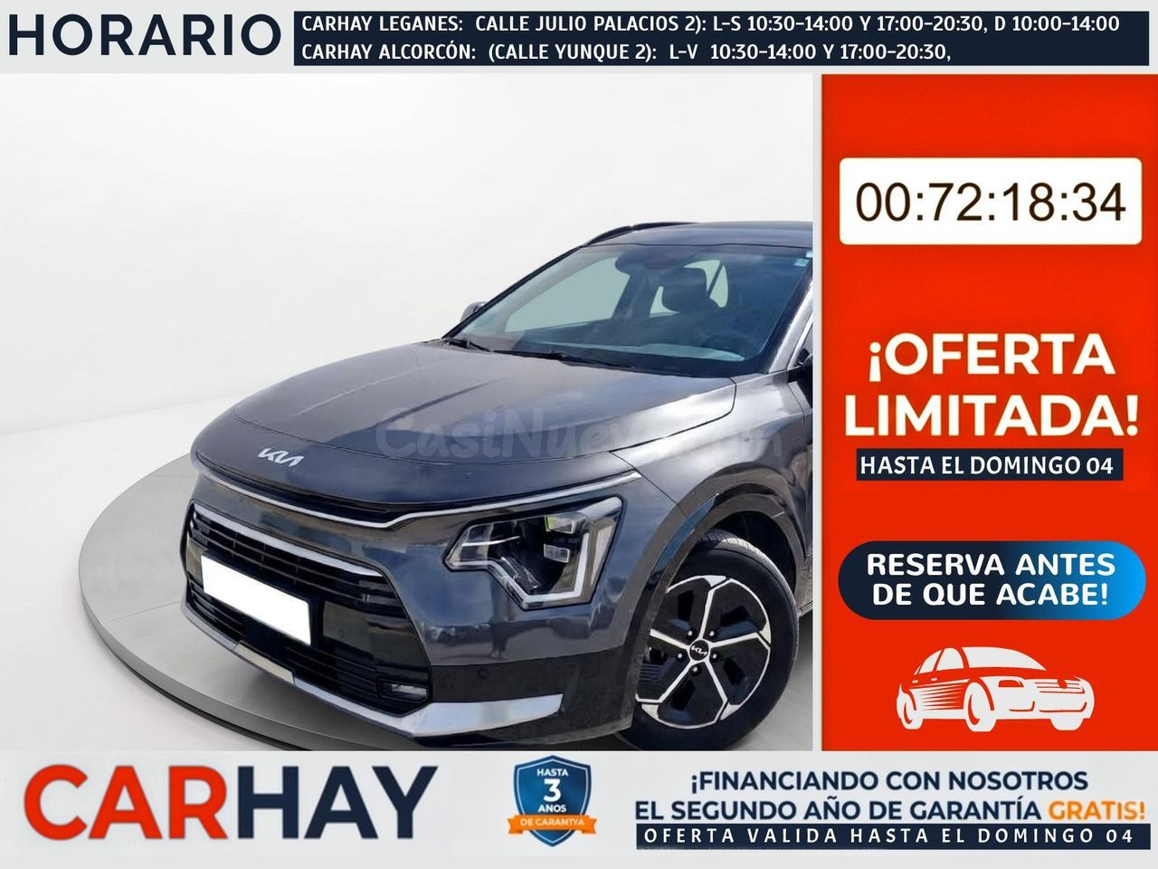 KIA NIRO crossover 1.6 GDi HEV 104kW 141 CV Drive