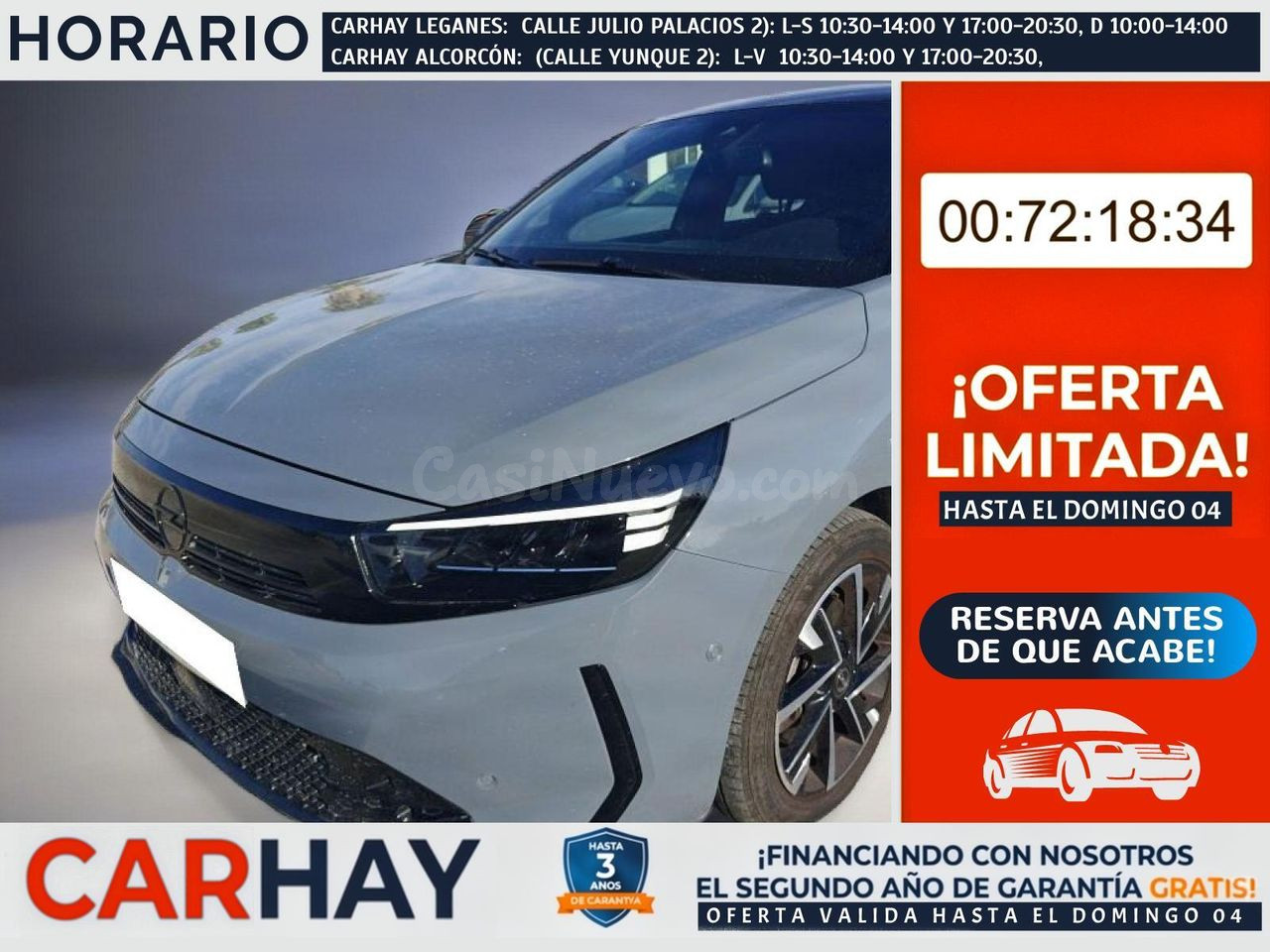 OPEL CORSA GS 1.2T XHL MT6 S/S 100CV (74KW)