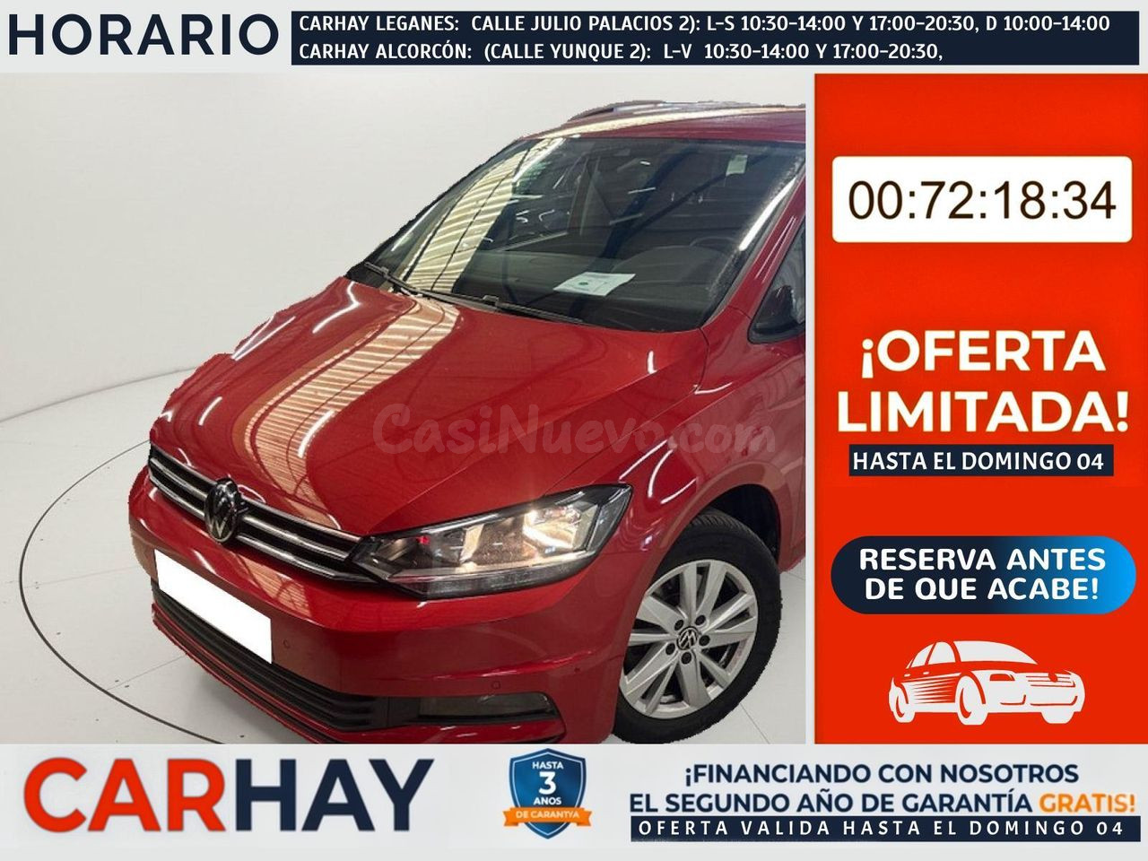 VOLKSWAGEN TOURAN 2.0 TDI Lounge Business DSG7 5 plazas