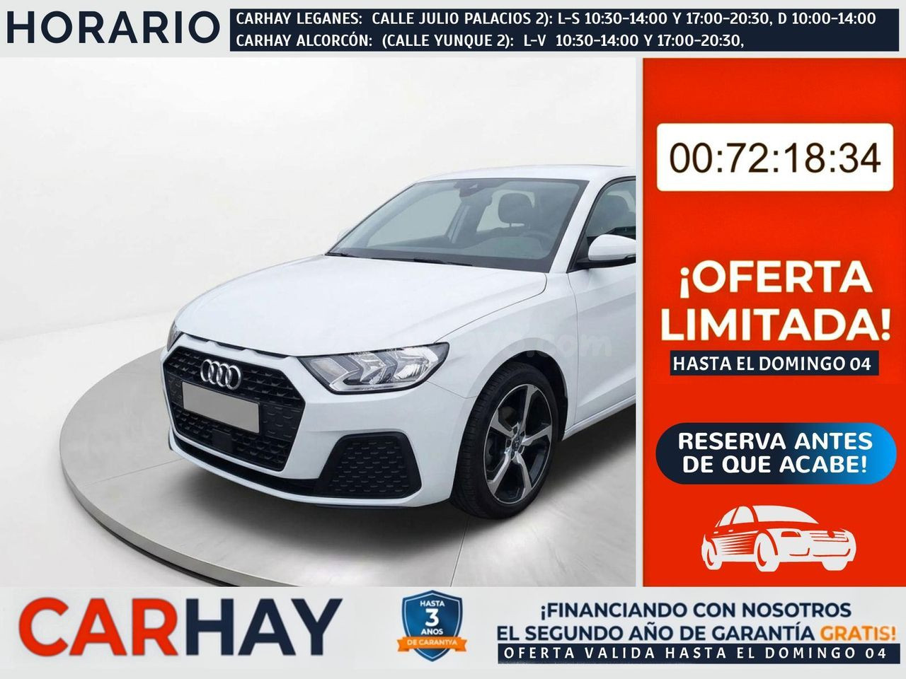 AUDI A1 Sportback Advanced 25 TFSI 70kW (95CV)