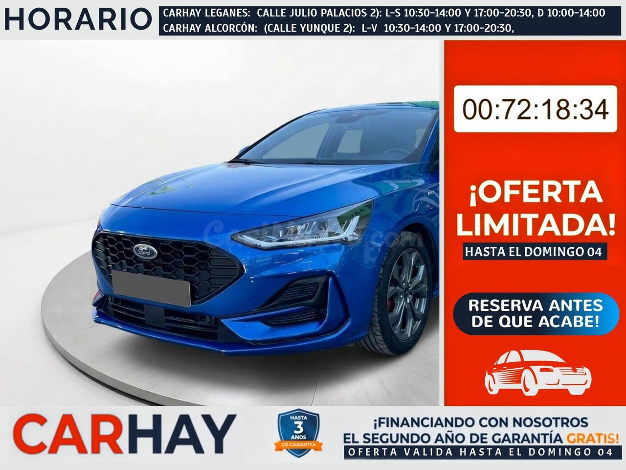 FORD FOCUS 1.0 Ecoboost MHEV 92kW ST-Line