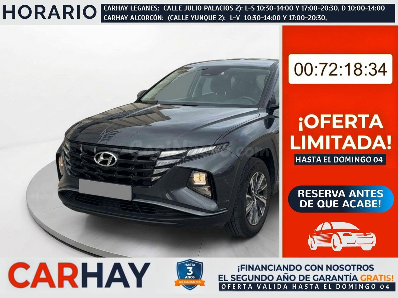 HYUNDAI TUCSON Klass 1.6 T-GDI 110 kW (150 CV)