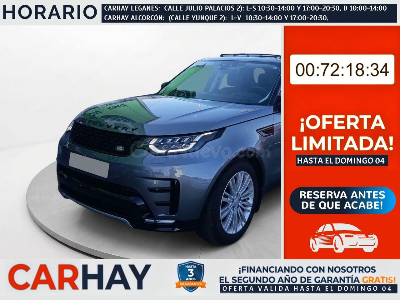 LAND-ROVER DISCOVERY 3.0 SDV6 225kW (306CV) HSE Luxury Auto