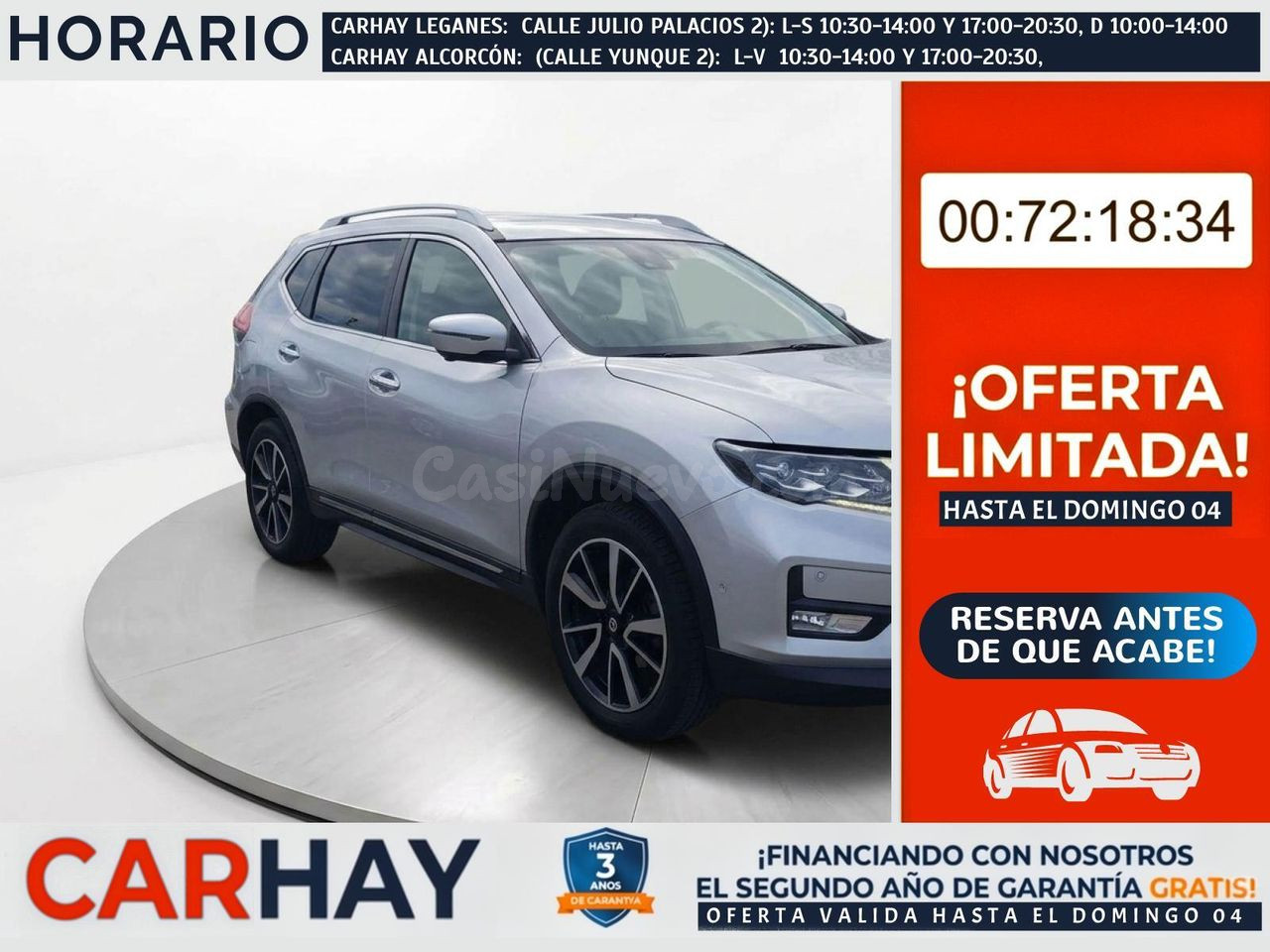 NISSAN X-TRAIL 5P DIG-T 120 kW (160 CV) E6D DCT TEKNA