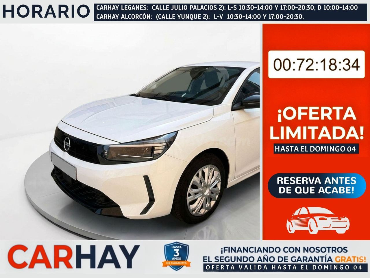 OPEL CORSA 1.2T XHL 74kW (100CV) Edition