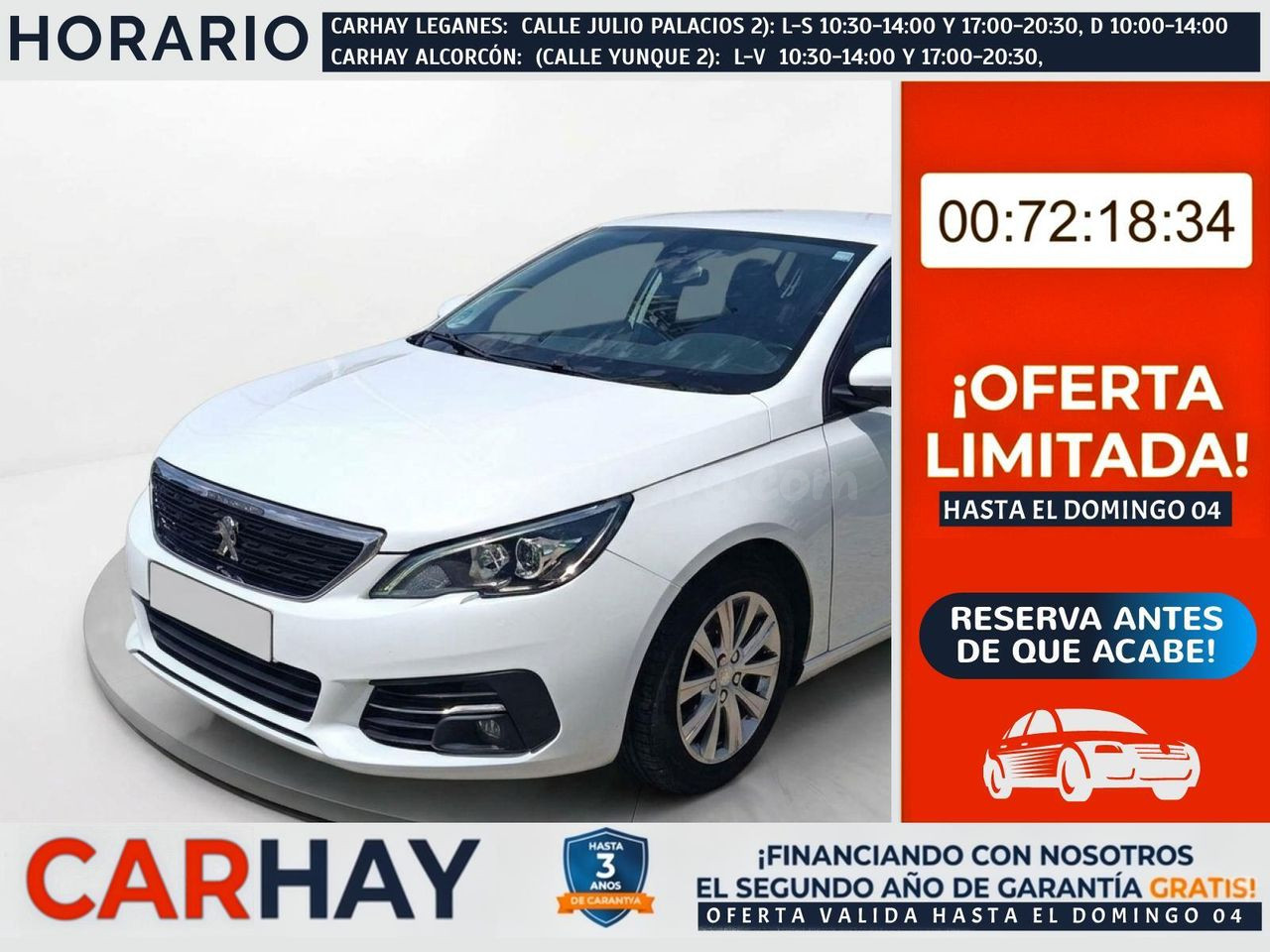 PEUGEOT 308 5p Tech Ed. 1.5 BlueHDi 96KW (130CV)