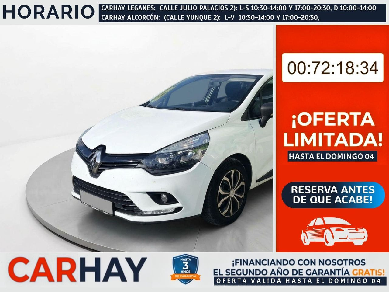 RENAULT CLIO Limited Energy dCi 55kW (75CV) 2018