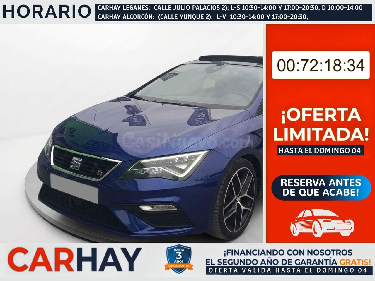 SEAT LEON 1.5 TSI 110kW St&Sp FR Edition Plus