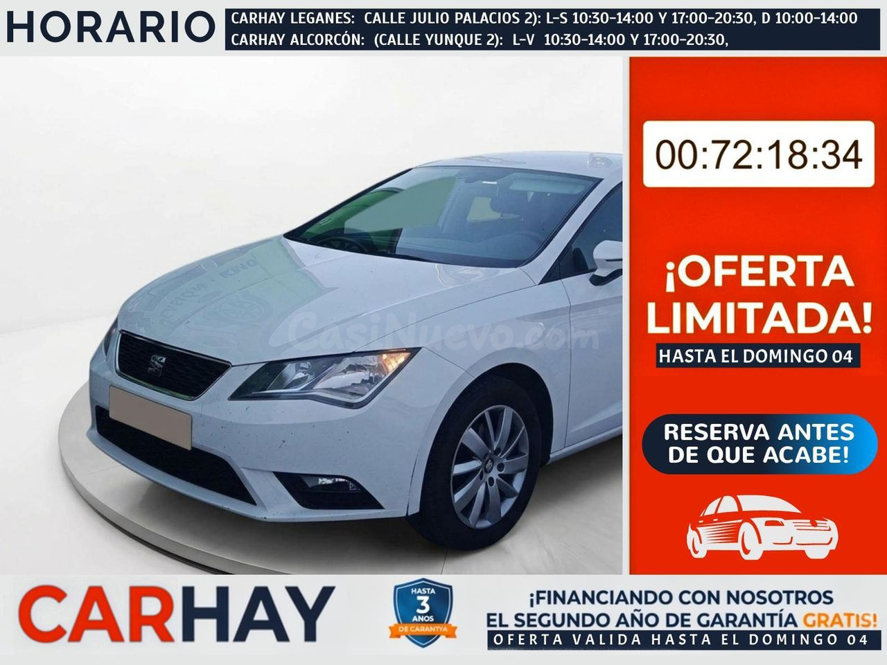 SEAT LEON 1.6 TDI 66kW (90CV) Reference Plus
