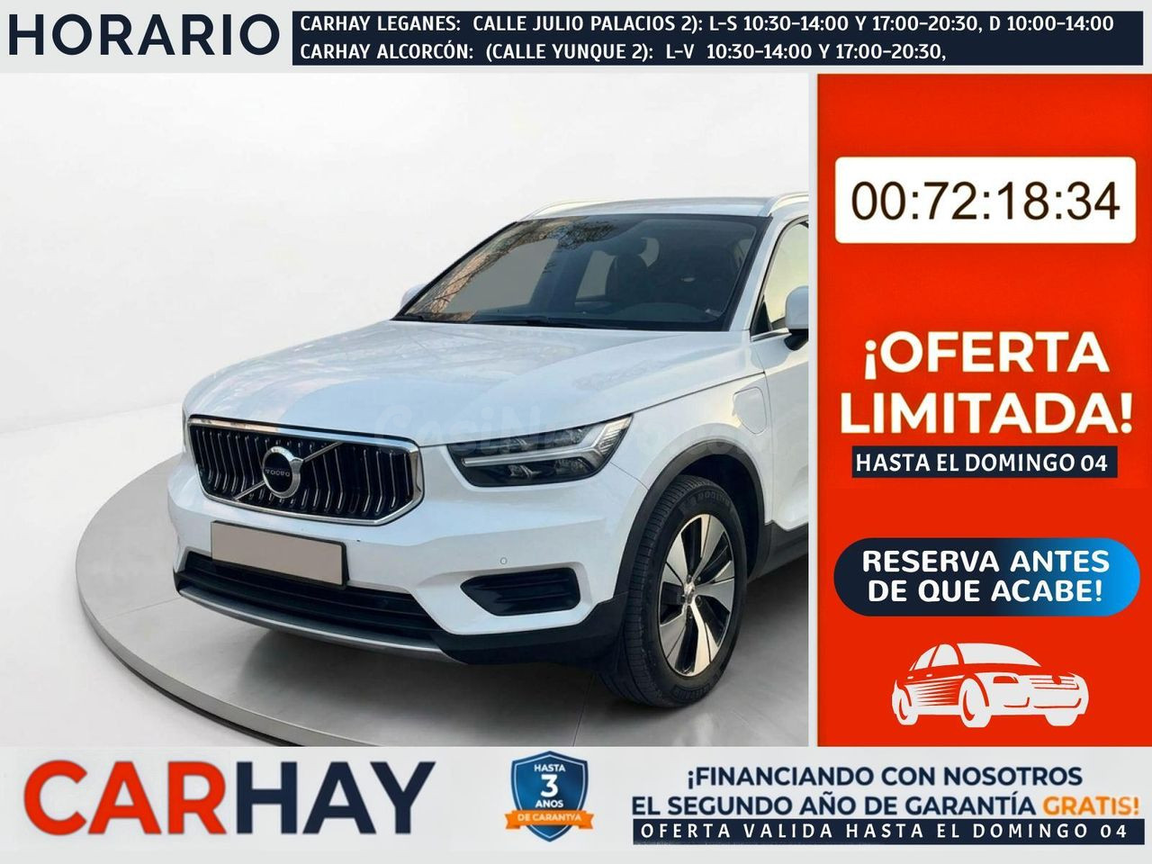 VOLVO XC40 1.5 T5 Twin Recharge Inscription Ex Auto