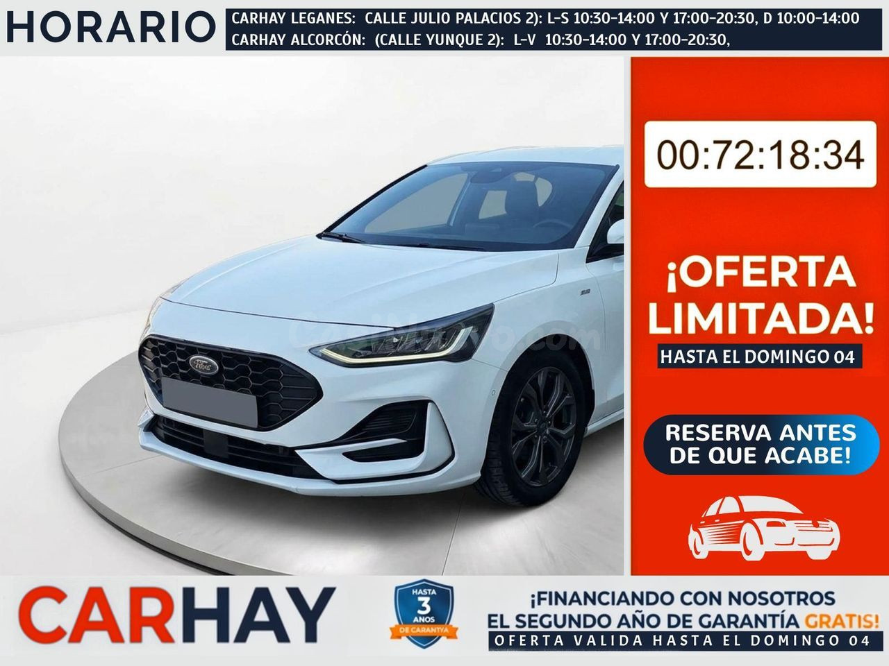 FORD FOCUS 1.0 Ecoboost MHEV 92kW ST-Line Style SIP