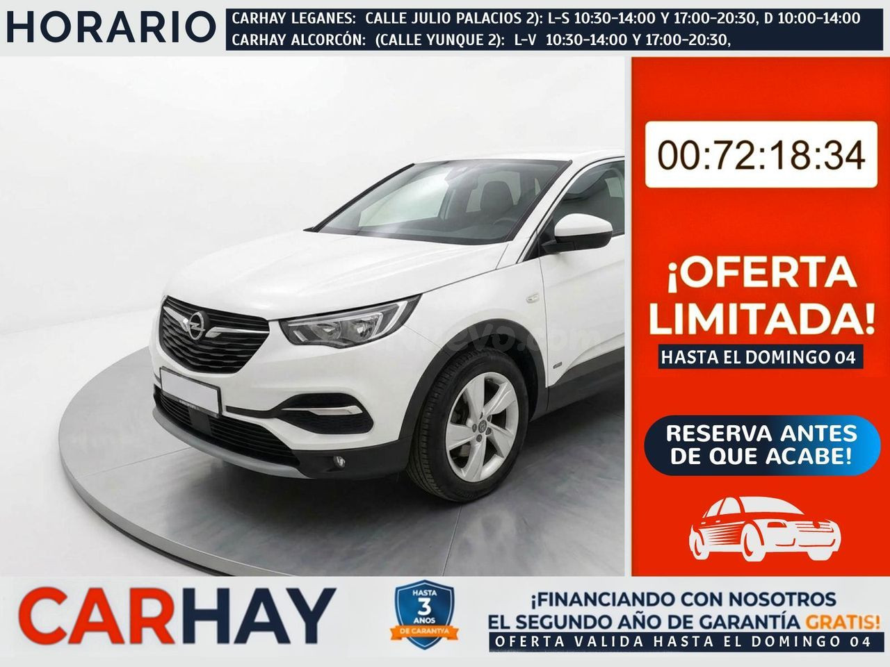 OPEL GRANDLAND X 1.6 Turbo Edition Auto 4x2
