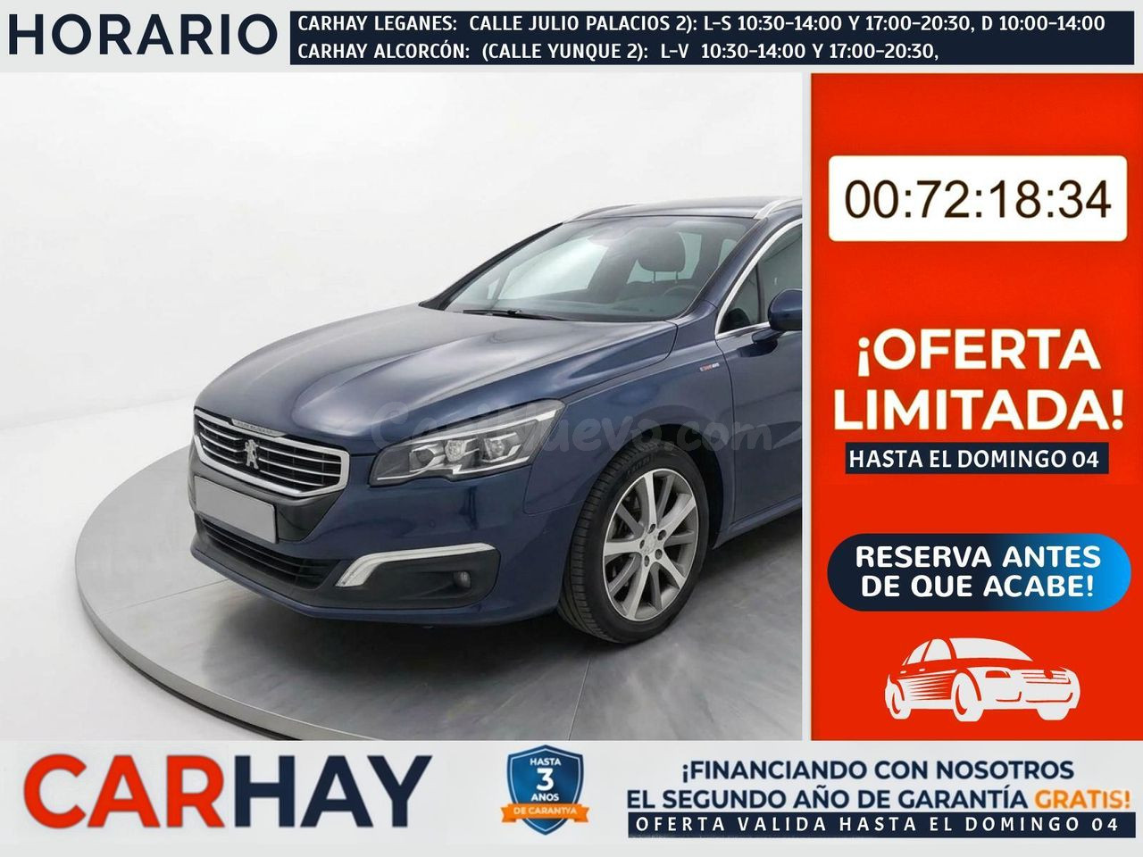 PEUGEOT 508 SW GT Line 2.0 BlueHDi 110KW (150CV)
