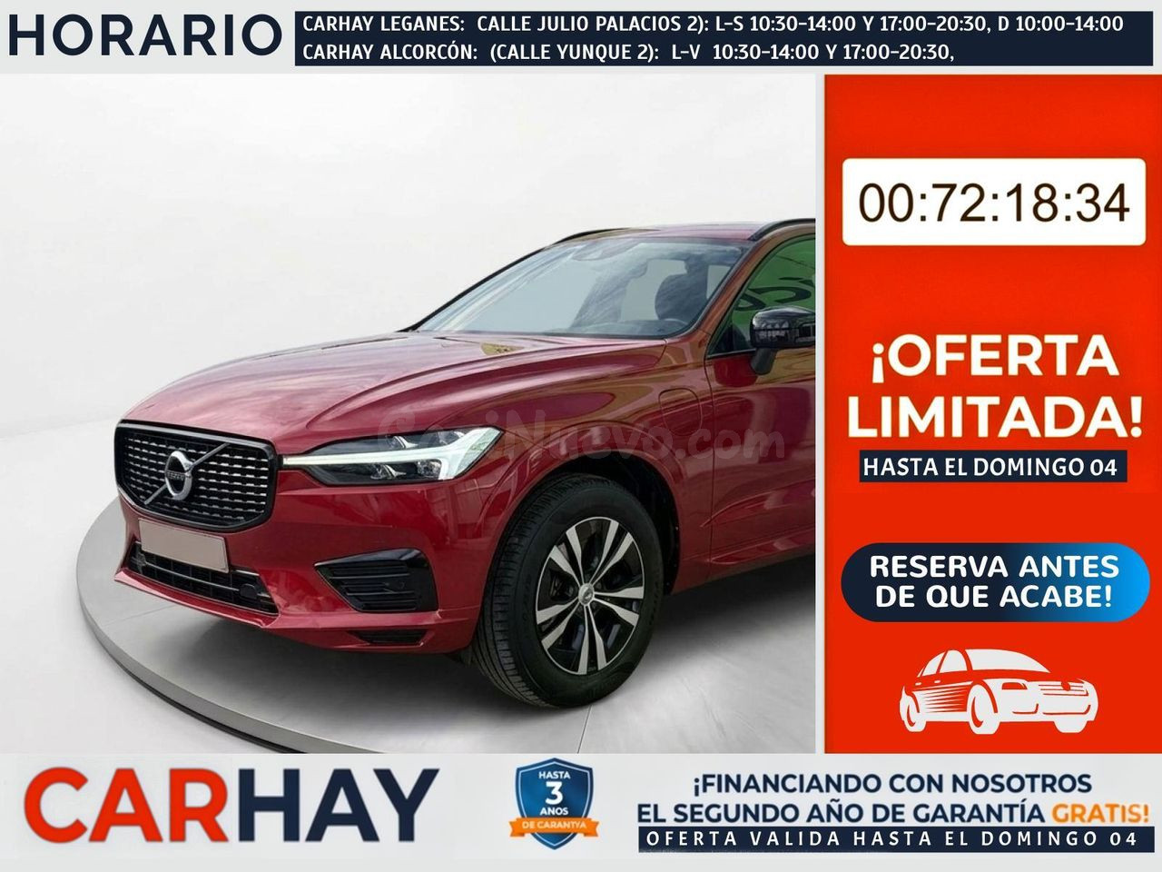 VOLVO XC60 2.0 T6 AWD Recharge R-Design Exp Auto