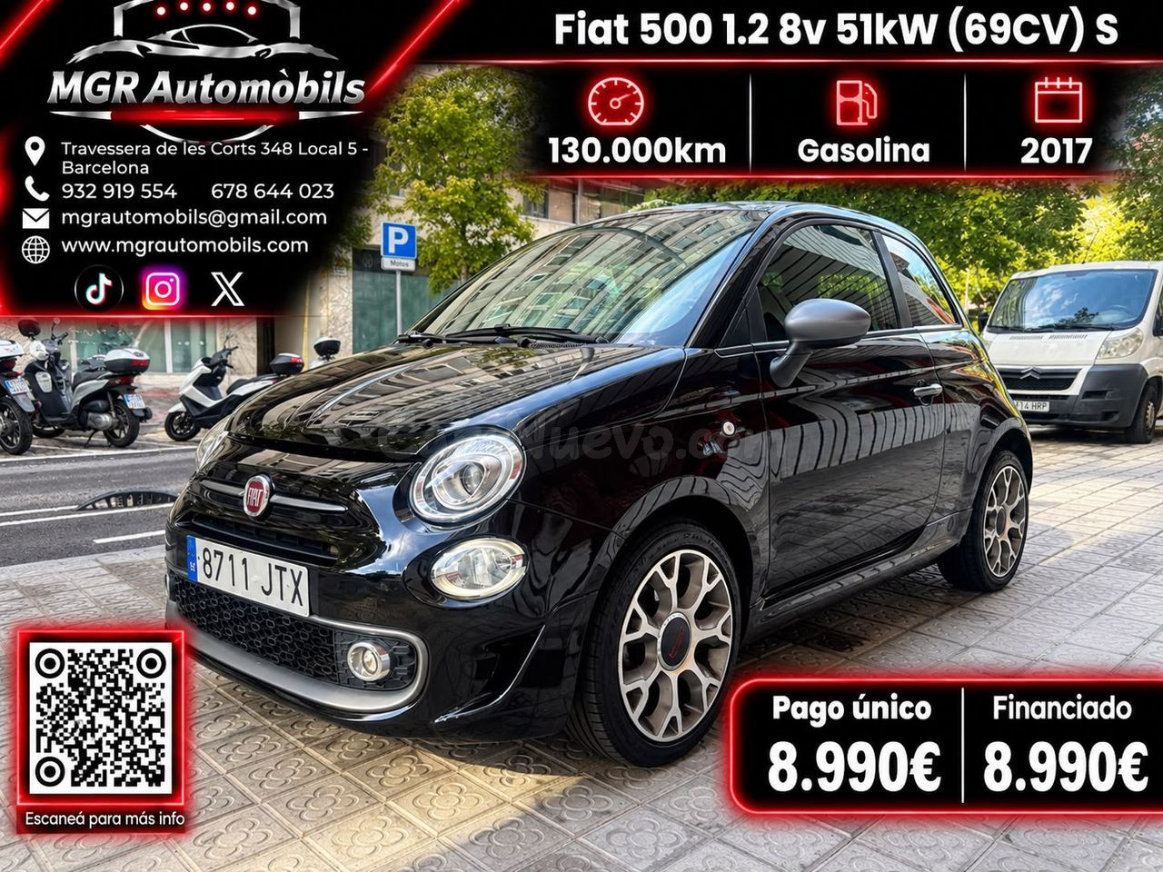Fiat 500 1.2 8v 51kW (69CV) S