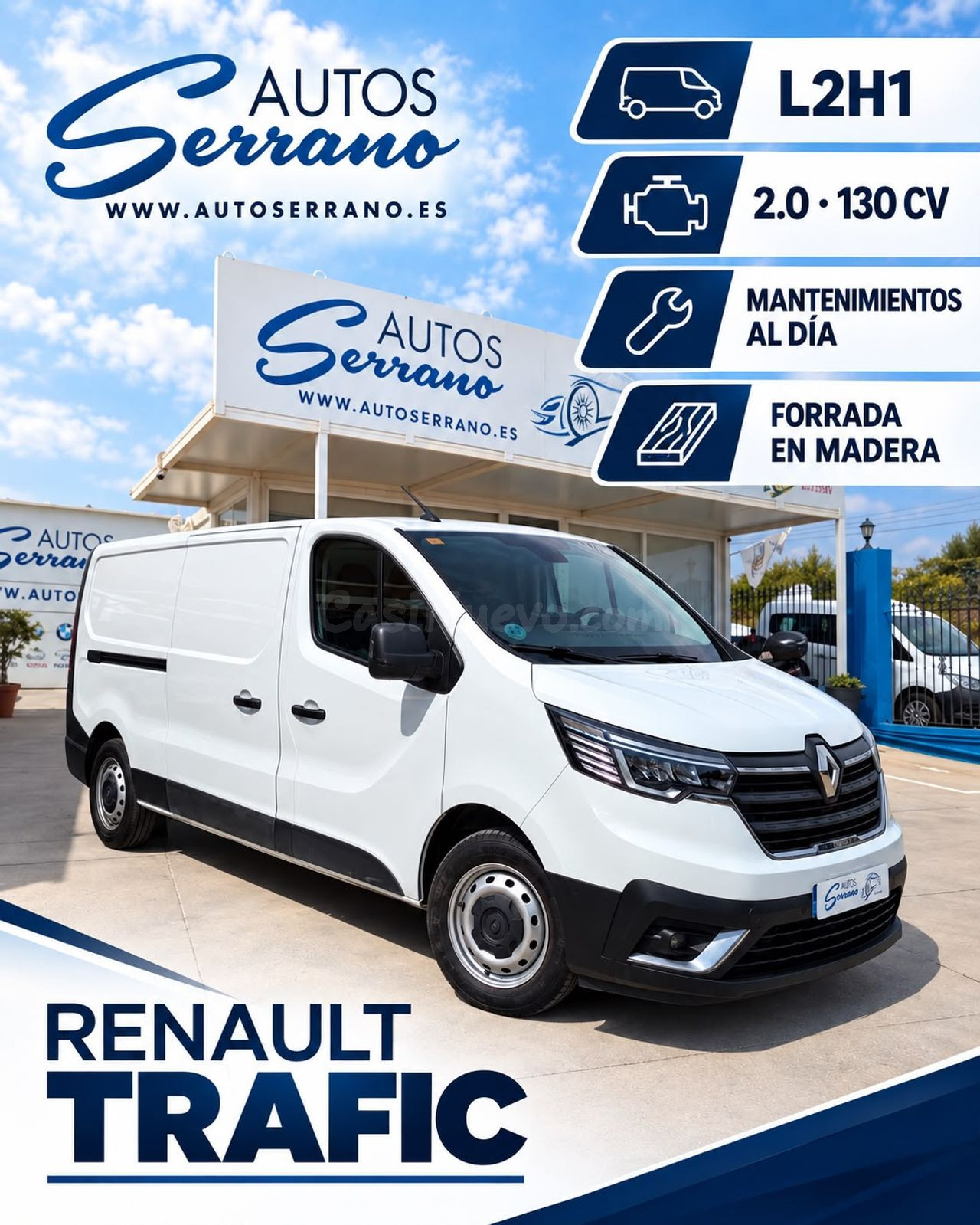 Renault Trafic FURGON L2H1 BLUE DCI 96 KW 130CV CUA