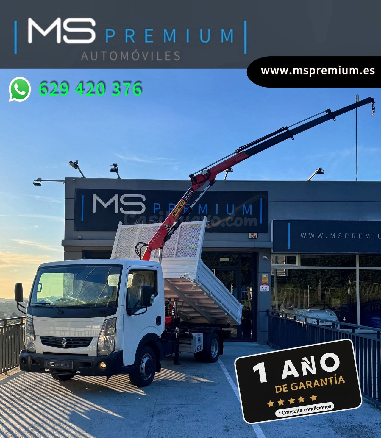 Nissan NT400 Nissan Cabstar NT400 35.14 / 35.141 RENAULT MAXITY GRUA Y VOLQUETE | NACIONAL | 38.900€...