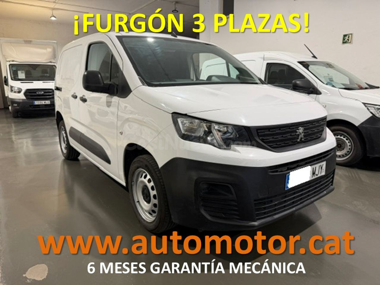 Peugeot Partner Furgón L1 Standard 1000KG BlueHDI 102cv (3 plazas)
