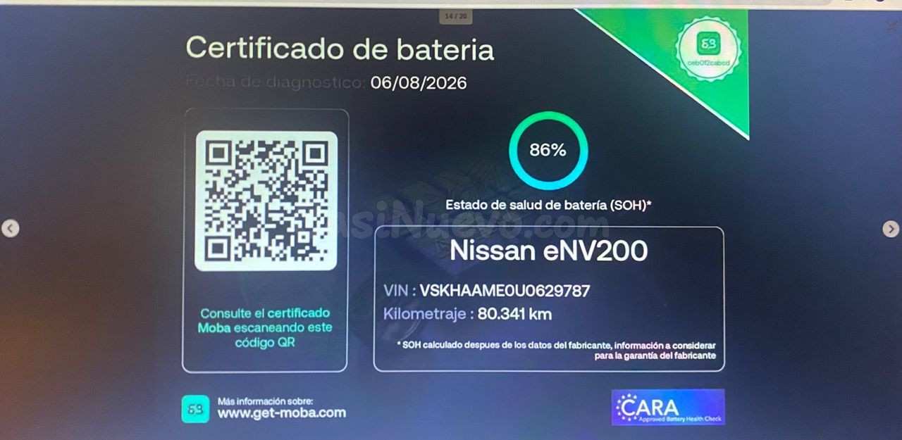 Nissan e-NV200 FURGÓN PROFESIONAL 40 KWH - foto 3