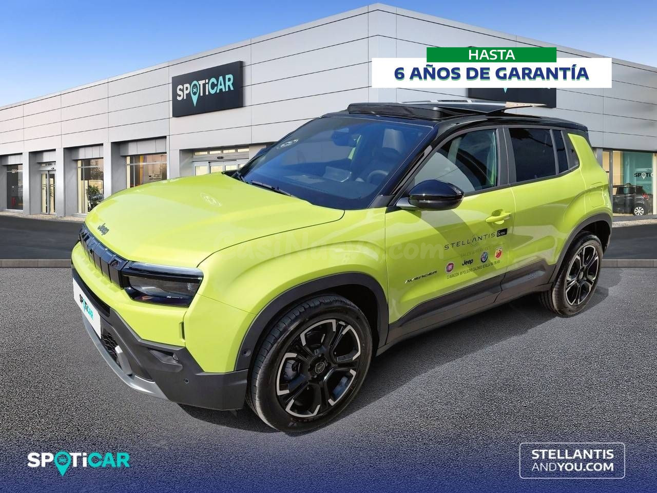 Jeep Avenger híbrido 110CV en Sevilla con garantía extendida