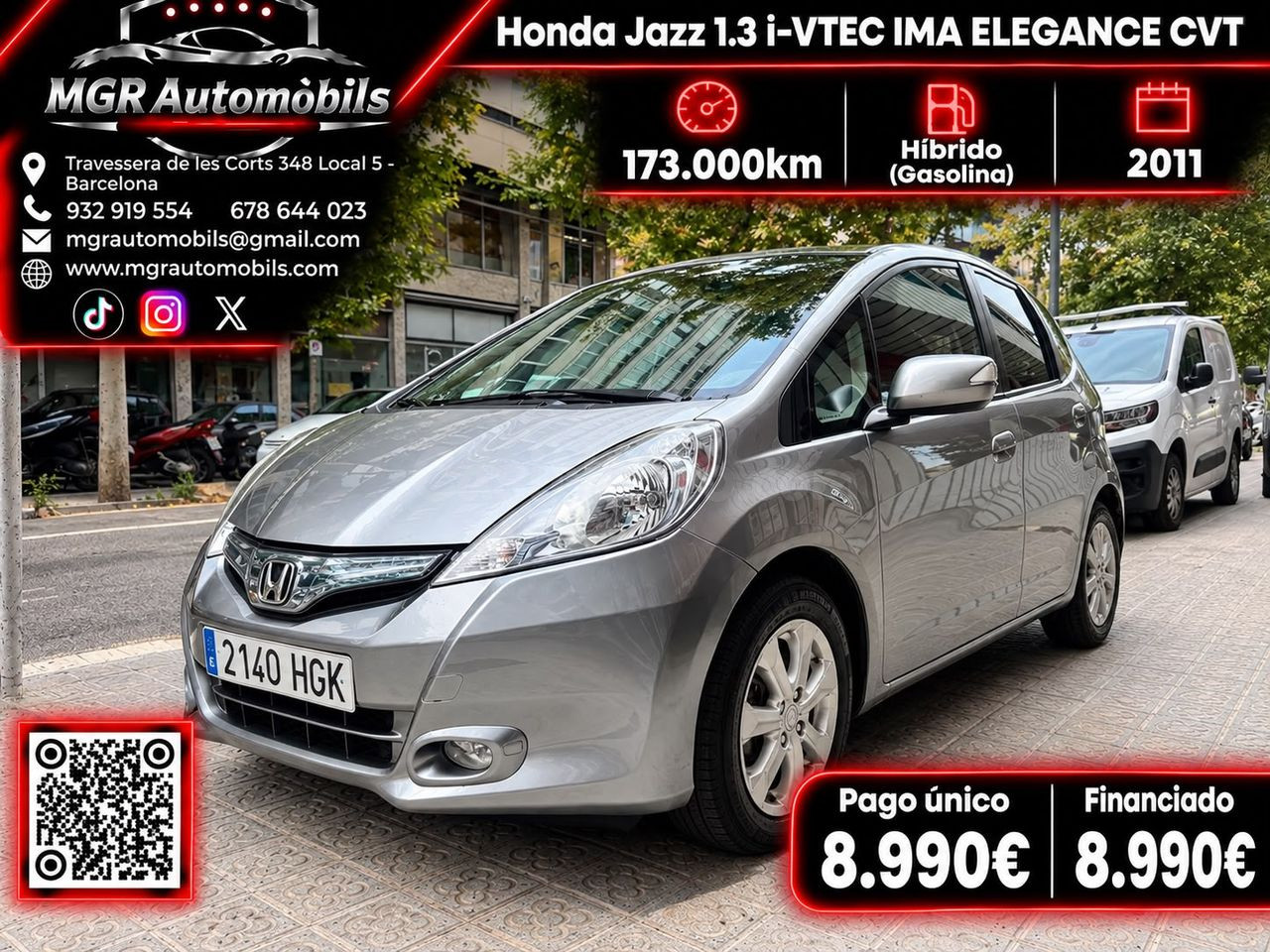 Honda Jazz 1.3 i-VTEC IMA ELEGANCE CVT