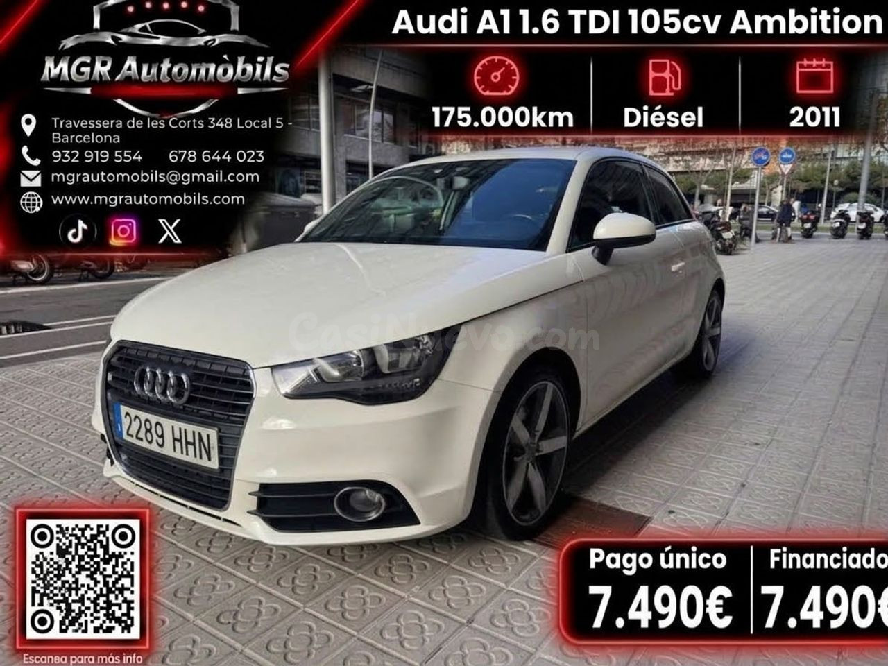 Audi A1 1.6 TDI 105cv Ambition