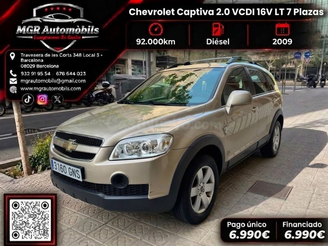 Chevrolet Captiva 2.0 VCDI 16V LT 7 Plazas