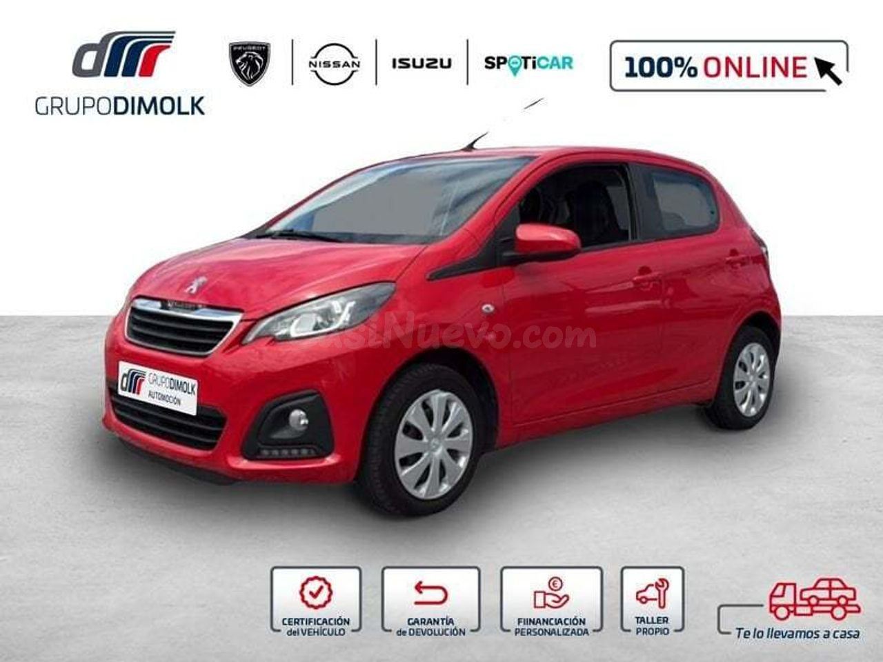 Peugeot 108 Active VTi 52kW (72CV)