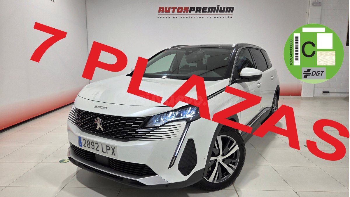 Peugeot 5008 PEUGEOT 5008  1.5 BLUE-HDI ROADTRIP EAT8  AUTOMATICO 7 PLAZAS (2021)