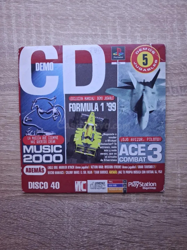 CD DEMO PlayStation 5 Juegos Fórmula 1
