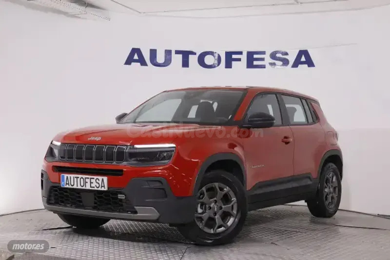 Jeep Avenger rojo 2023 en Alpedrete con tecnología avanzada
