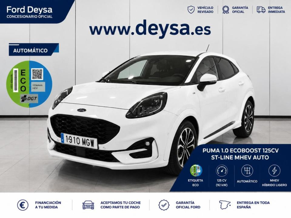 Ford Puma Madrid - Motor Gasolina 125 CV Automatico