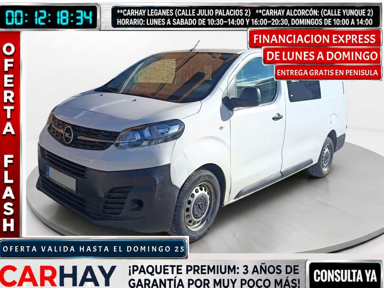 OPEL VIVARO DOBLE CABINA L .S