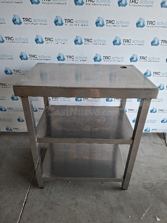 Mesa de Acero Inoxidable para Oficina o Talleres en L’Aldea