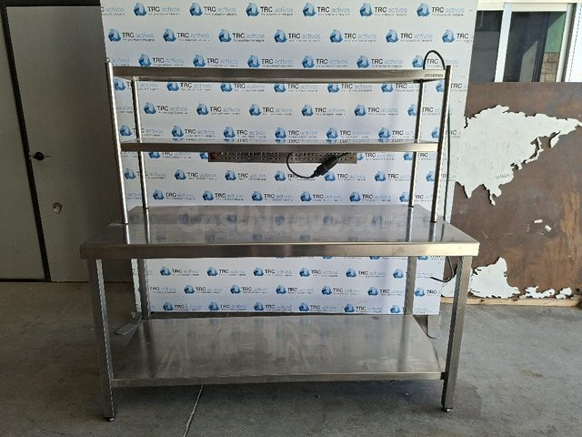 Mesa calienta platos profesional acero inoxidable L’Aldea