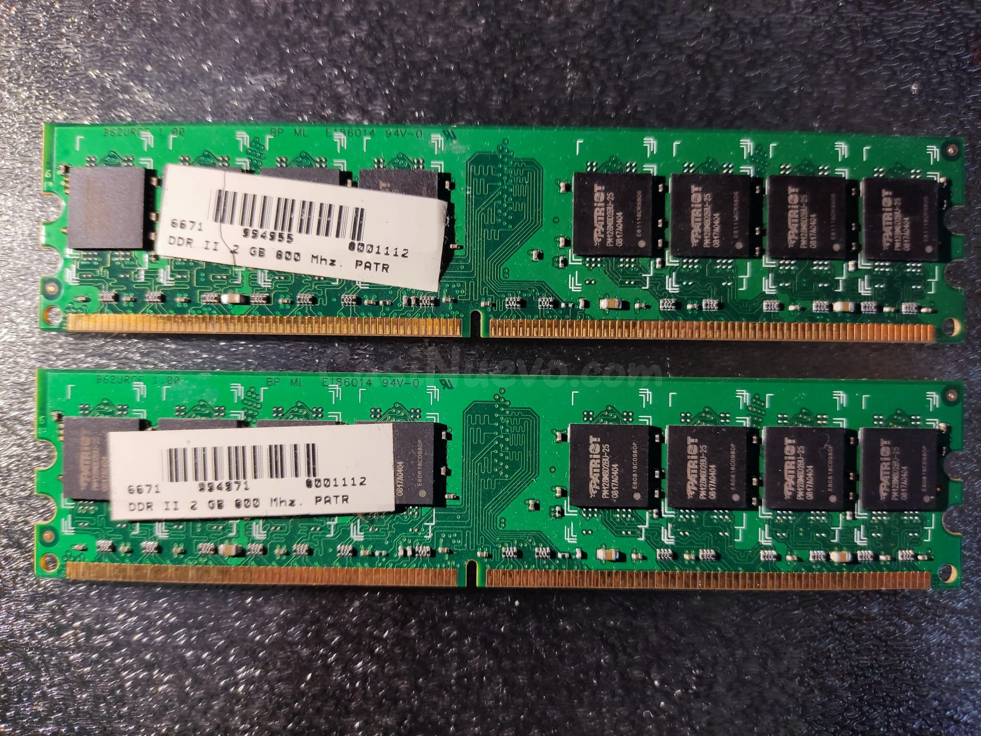 MEMORIA RAM 2 x 2 GB. DDR-II 800 MHz. - foto 2