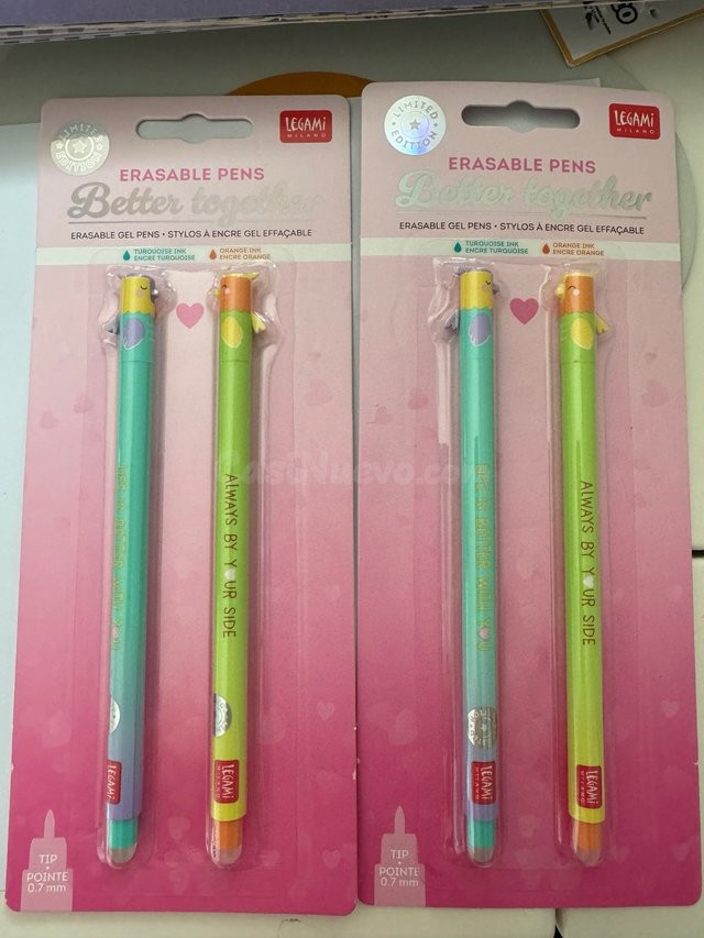 Bolígrafos Gel Legami Colección Exclusiva Armentia